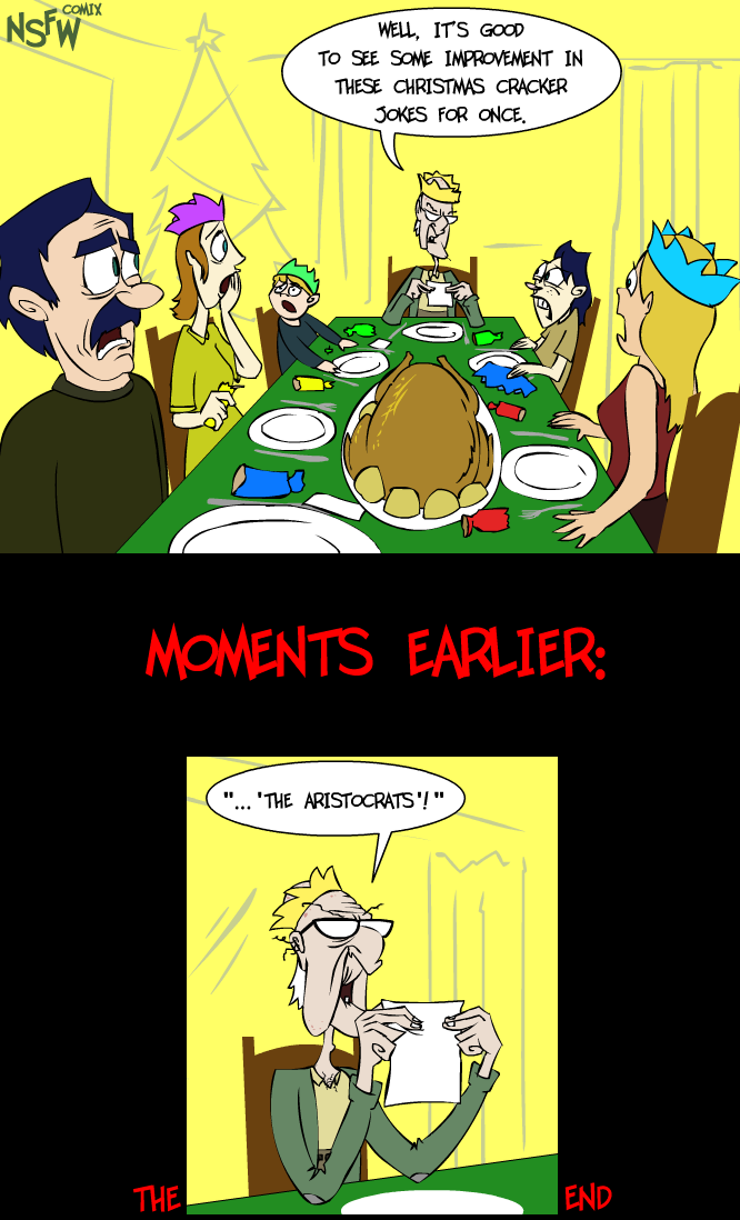 One way or another, it was my last day at the cracker joke factory.